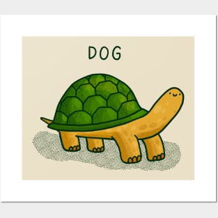 Dog Turtle Posters and Art